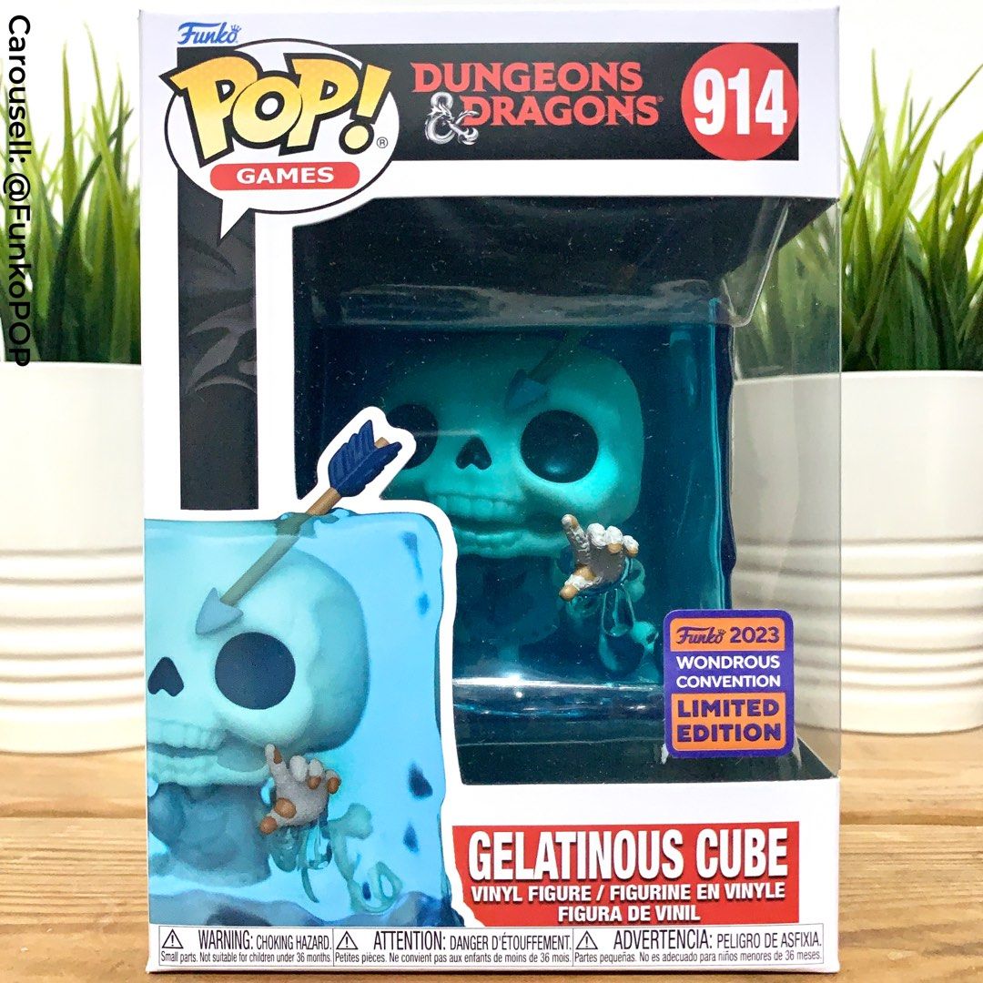 Funko Pop Dungeons & Dragons Gelatinous Cube Wondrous Convention ...