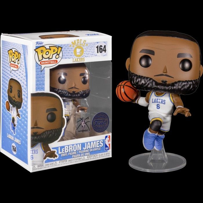 Funko Pop NBA Basketball Lebron James L.A. Lakers 6 Blue TB