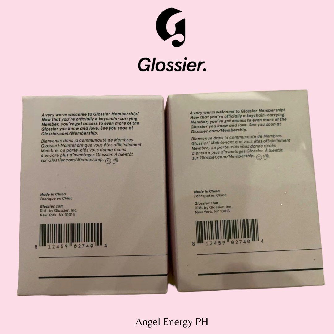 [SOLD OUT] Glossier ~ Members only Keychain (Rare) (Category: Makeup) located in Cebu City. Submitted by angel.energyph2 (Listing ID 1233879945, Image 3). Description: 🏷️ ₱1500 each Brand new. Comes with box. 2 stocks available for pre-order. Hard to find/not available online. .