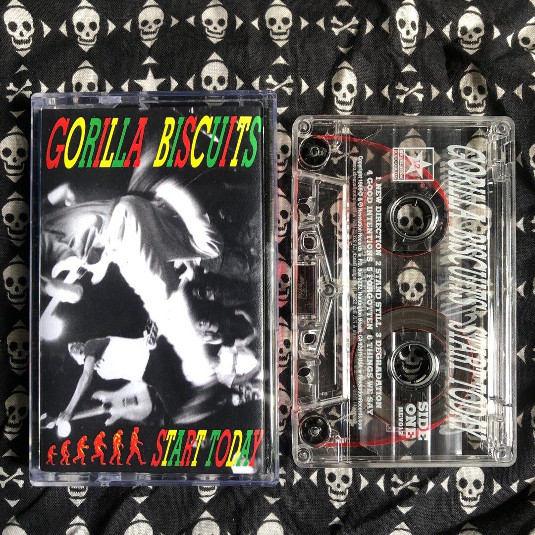 Gorilla Biscuit Start Today Kaset Cassette Tape, Hobbies & Toys, Music