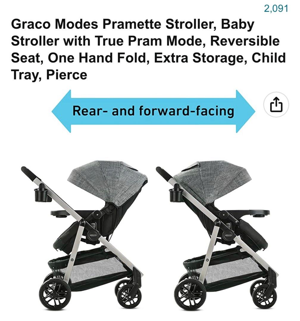 Graco Stroller 3 in 1 (Modes), Babies & Kids, Going Out, Strollers on