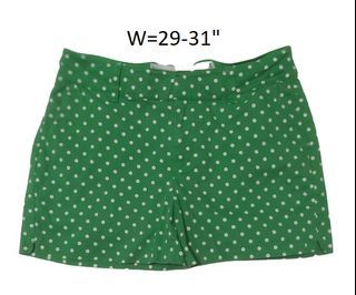 Green Polka dot Chino shorts