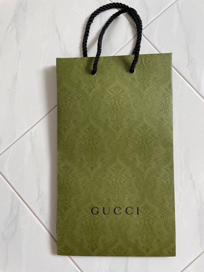 Gucci paper bag, Everything Else on Carousell