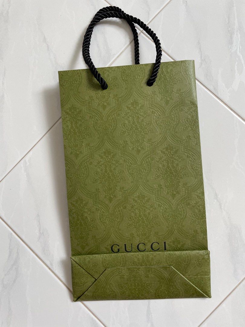 Gucci paper bag, Everything Else on Carousell