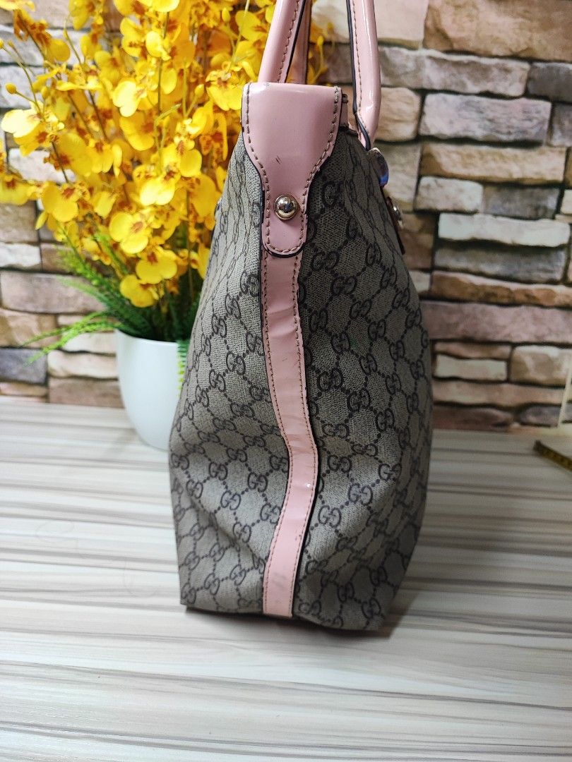 Gucci pink tote store
