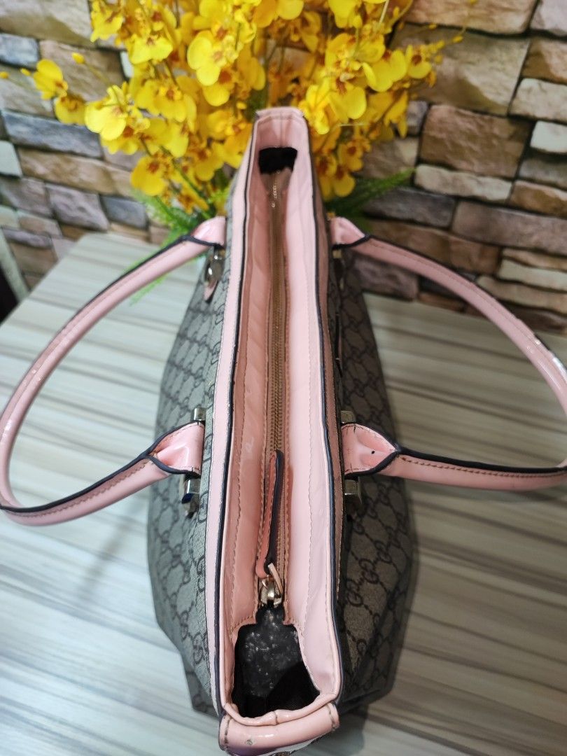 Gucci outlet pink tote