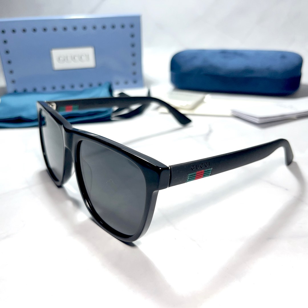 Gucci Sunglasses GG0010S 5816145, Men's Fashion, Watches