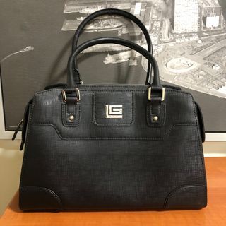Guy Laroche Bags | Guy Laroche Dark Blue Leather Shoulder Handbag | Color: Blue | Size: Os | Poshwithjoan's Closet