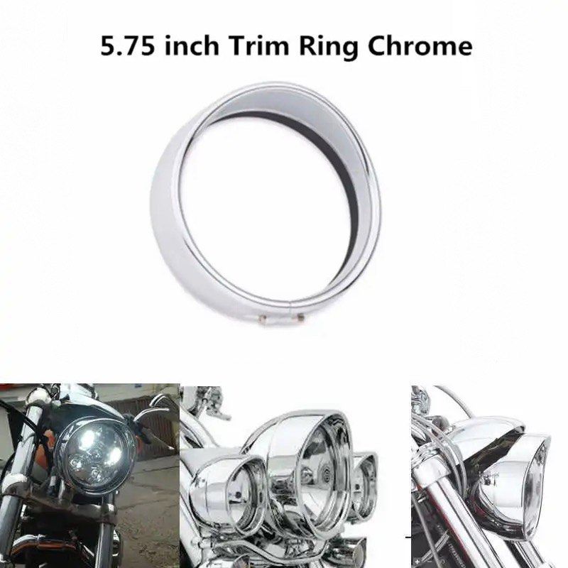 Harley Davidson Headlight Trim Ring / Visor, Motorcycles, Motorcycle  Accessories on Carousell