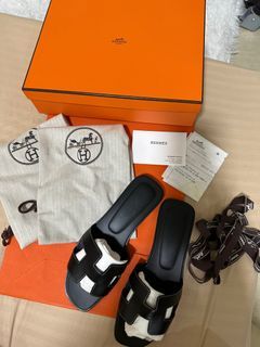 Hermes Oran Black 36