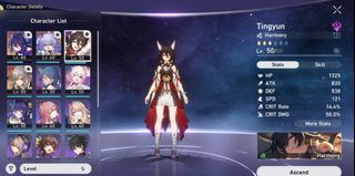 Honkai star rail Account Jing Yuan, Seele E1/C1 with BIS Light cone and Bailu TL 47
