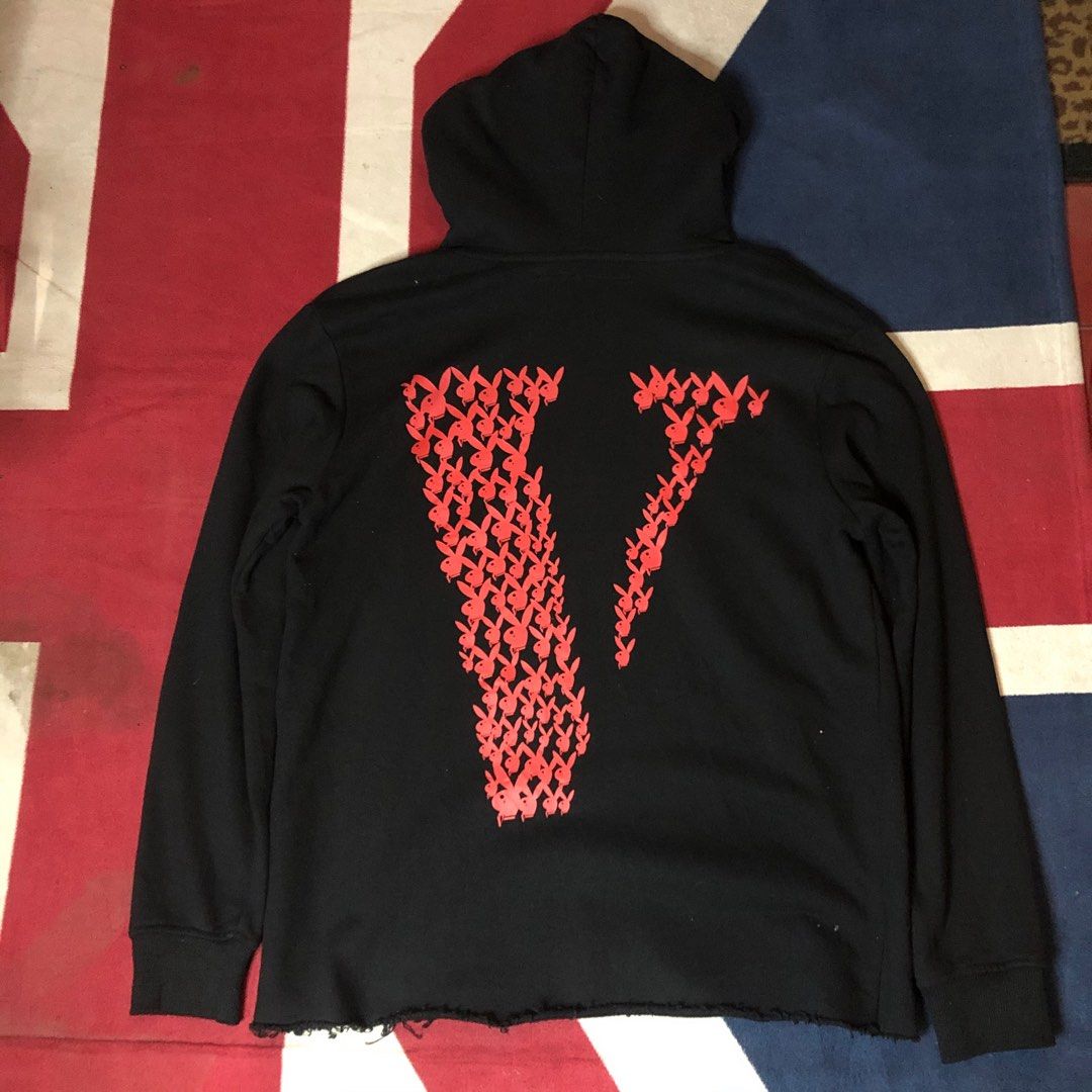 Hoodie Playboy X vlone Fesyen Pria Pakaian Atasan di Carousell