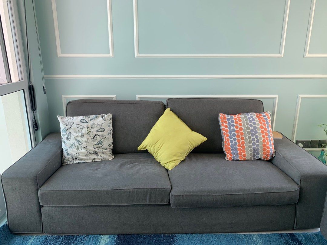Ikea 2 seater Sofa, Furniture & Home Living, Furniture, Sofas on Carousell