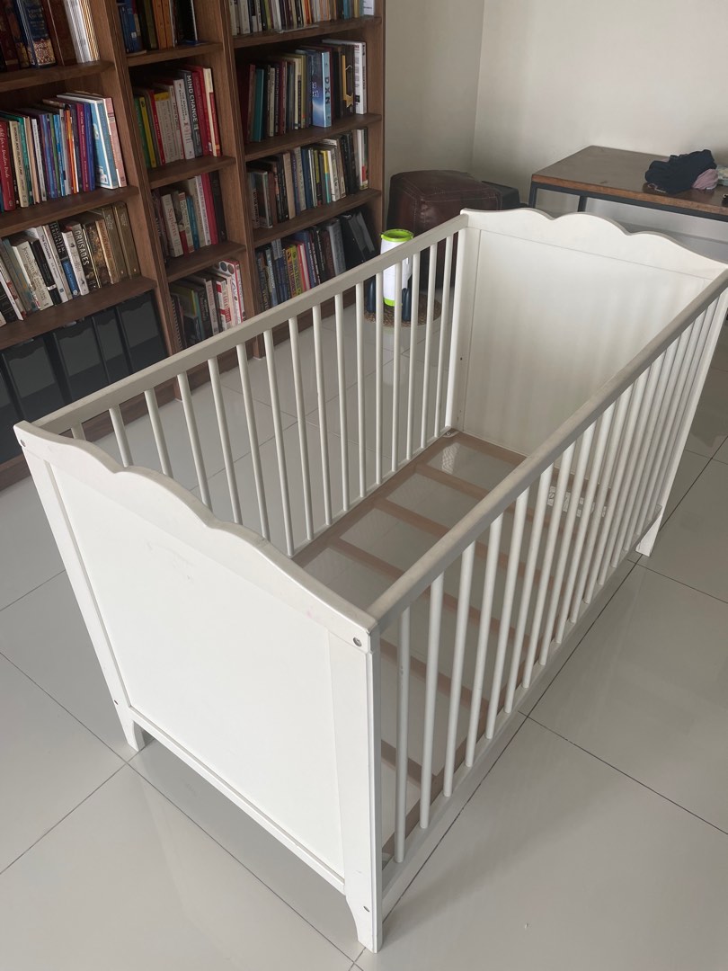 IKEA baby cot, Babies & Kids, Baby Nursery & Kids Furniture, Cots & Cribs on Carousell