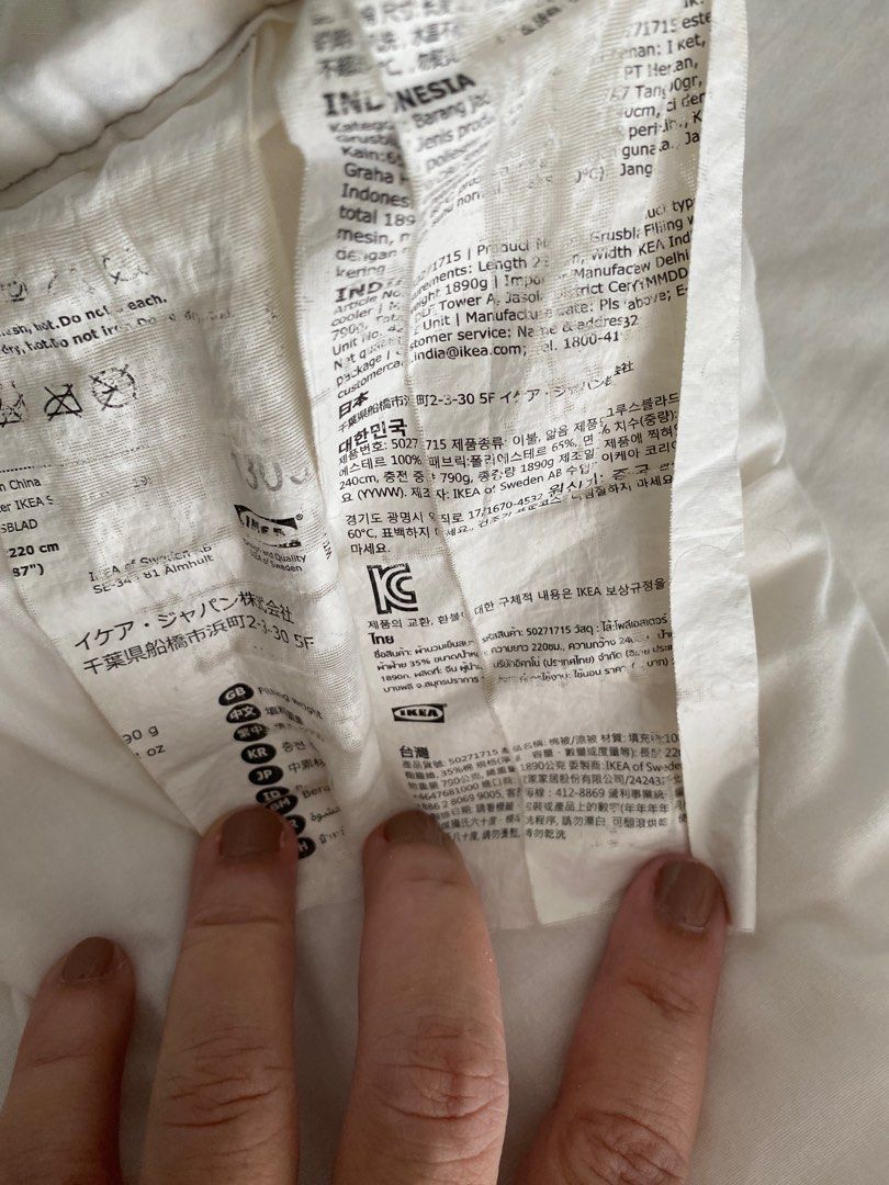 Ikea Bed cover, Perabotan Rumah di Carousell