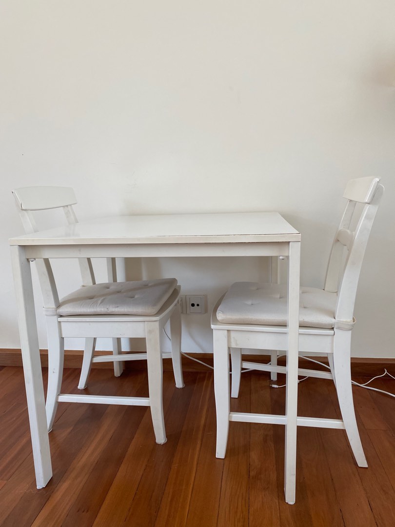 IKEA table and chair, Furniture & Home Living, Furniture, Tables & Sets on Carousell