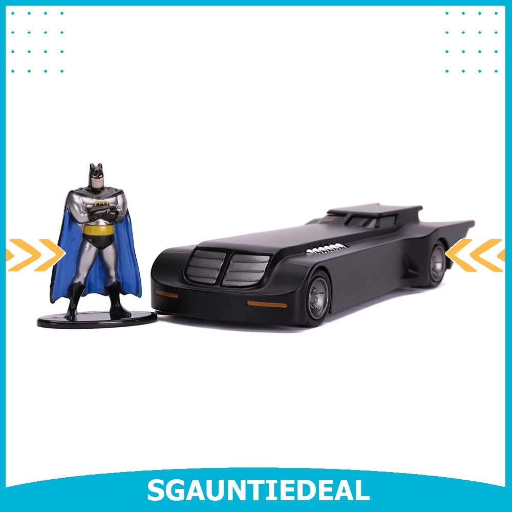 Jada Toys DC Comics Batman: The Animated Series & Batmobile 1:32 Die - Cast  Vehicle with Figure