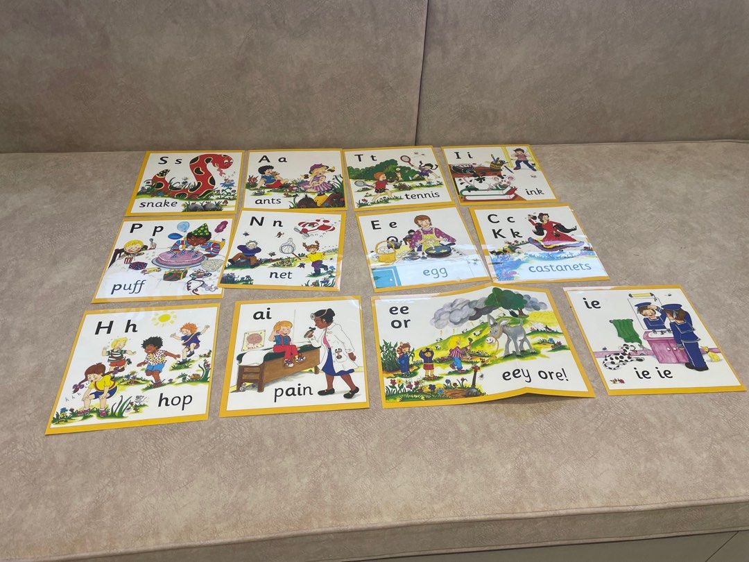 Jolly Phonics Wall Frieze, Hobbies & Toys, Books & Magazines, Children