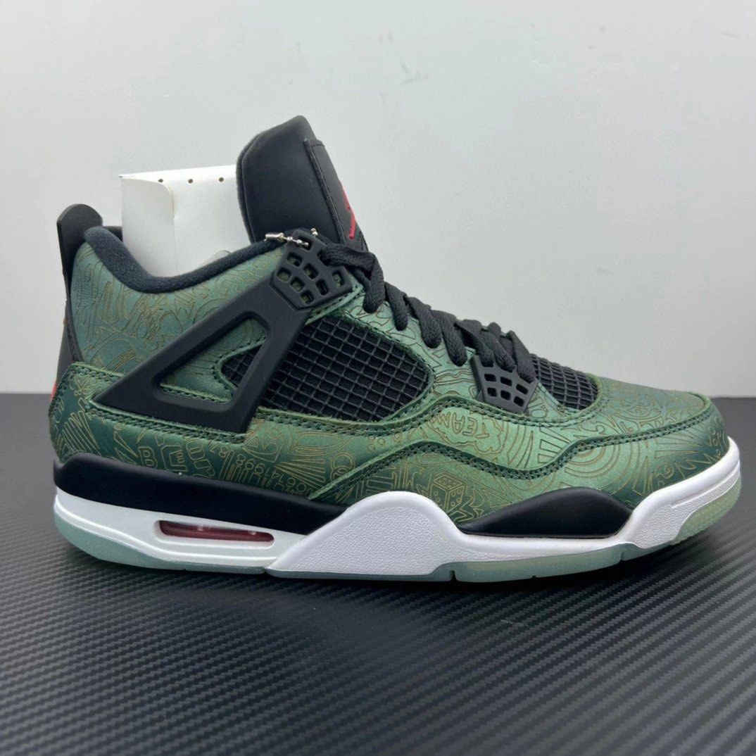 laser green jordan 4