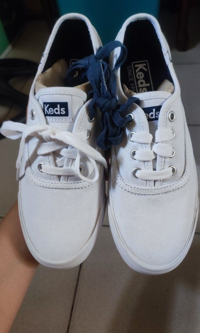 Keds Triumph Canvas Ortholite Women s Fashion Footwear Sneakers on Carousell