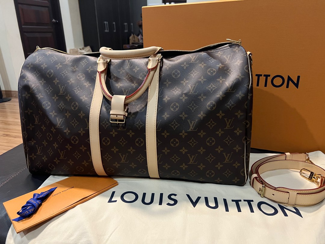 Louis Vuitton Keepall 45B, Luxury, Bags & Wallets on Carousell