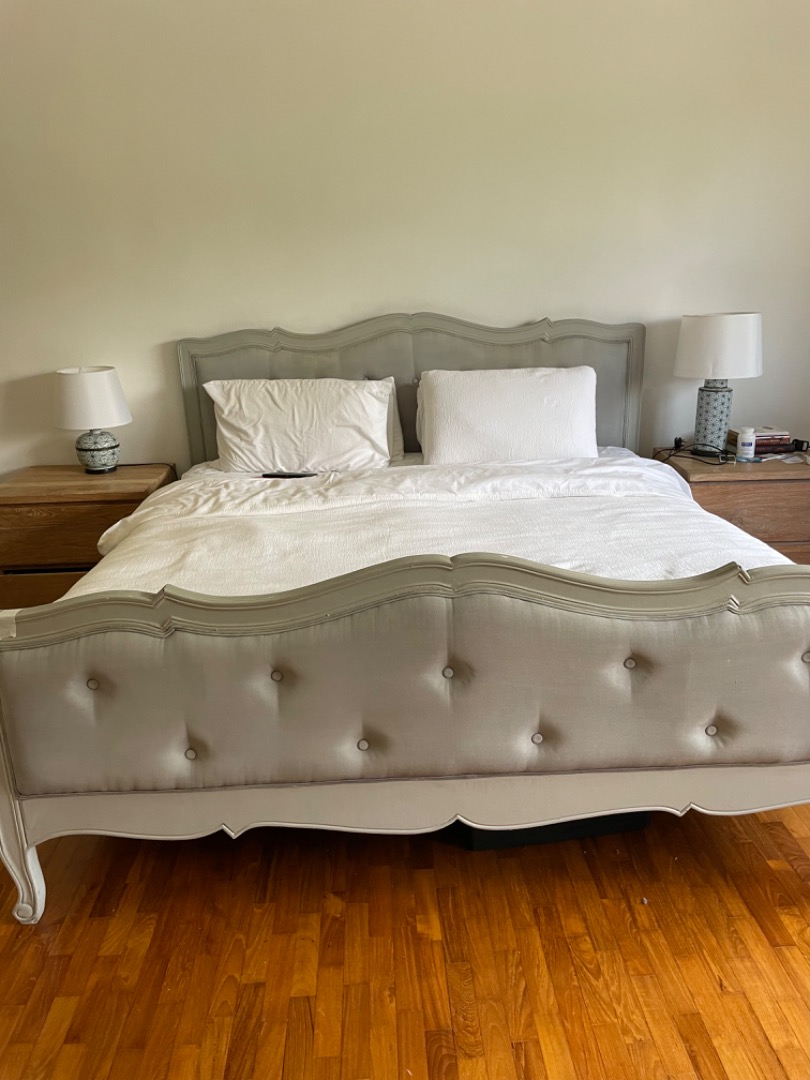 King size bed with mattress, Furniture & Home Living, Furniture, Bed