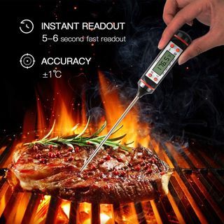 INKBIRD 500FT Wireless Meat Thermometer IRF-2SA for Grilling, Dual Probes  Digita