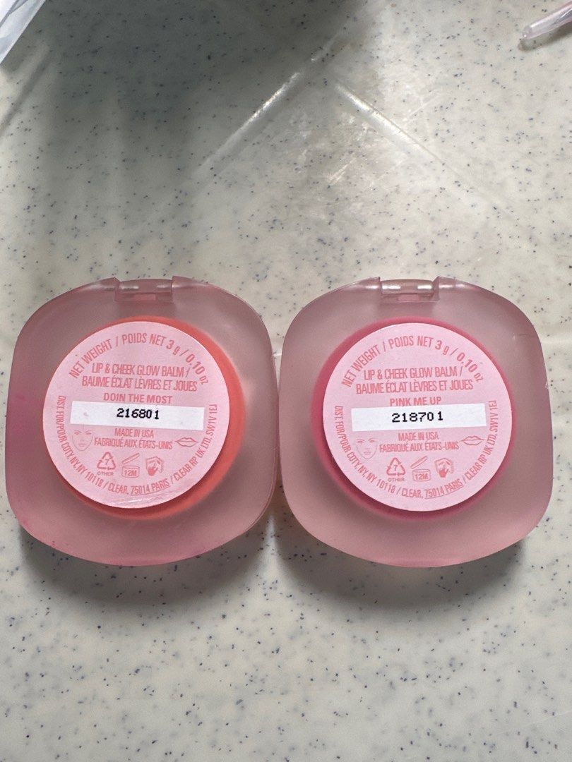 Kylie lip & cheek glow balm (Category: Makeup) located in Manila. Submitted by algoshoppe (Listing ID 1233750236, Image 3). Description: 💋used 2x. 98% full 💋999 php each 💋no box (I don’t keep boxes to give space in my makeup closet) 💋RFS: too many blushes 💋no lowballers.