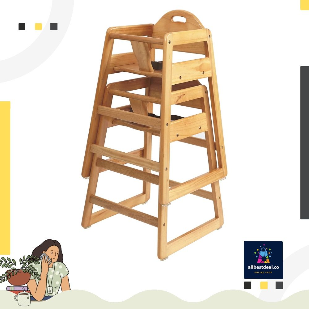 Commercial wooden high sales chair