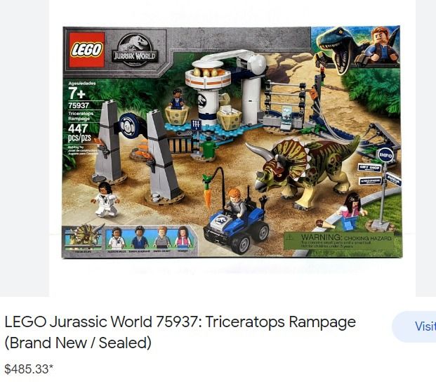 Lego Jurassic World Hobbies Toys Toys Games on Carousell
