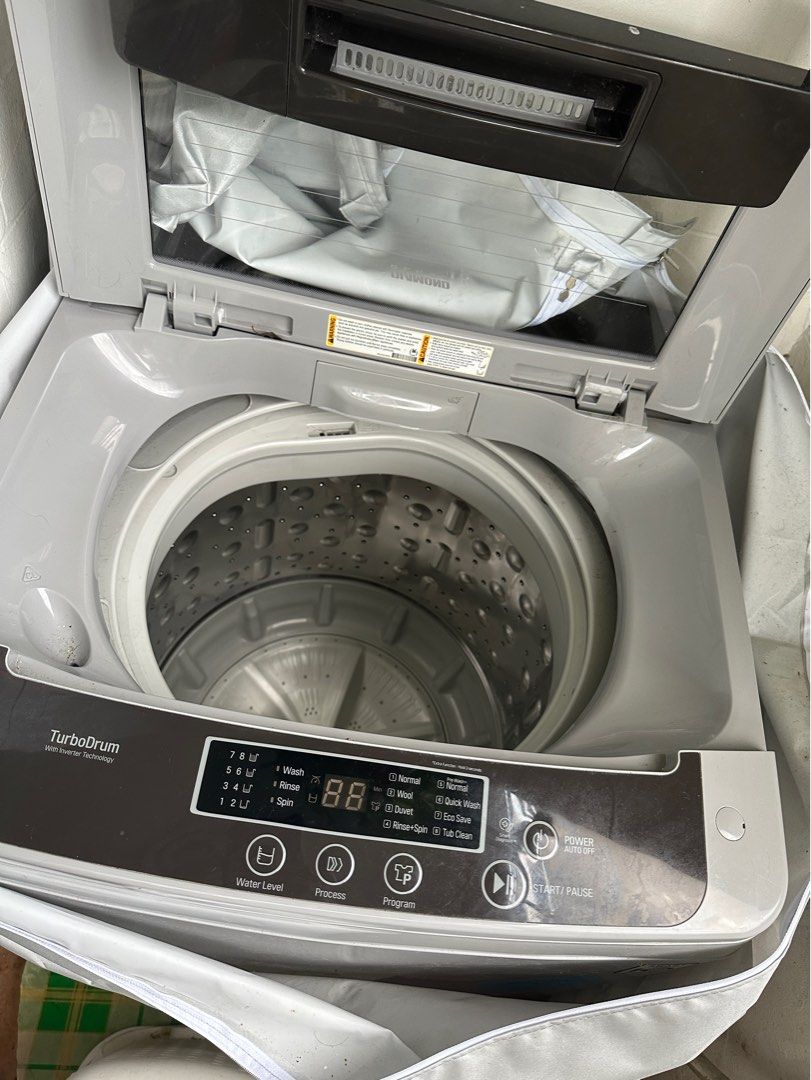 LG TurboDrum Washing Machine (8kg), Furniture & Home Living, Cleaning