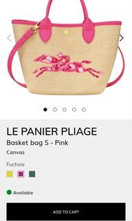 Le Panier Pliage XS Basket Pink - Canvas (10206HCFP75)