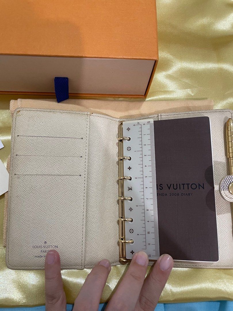 fits Louis Vuitton PM Small LV Agenda: Planner Refill Paper +Pouch