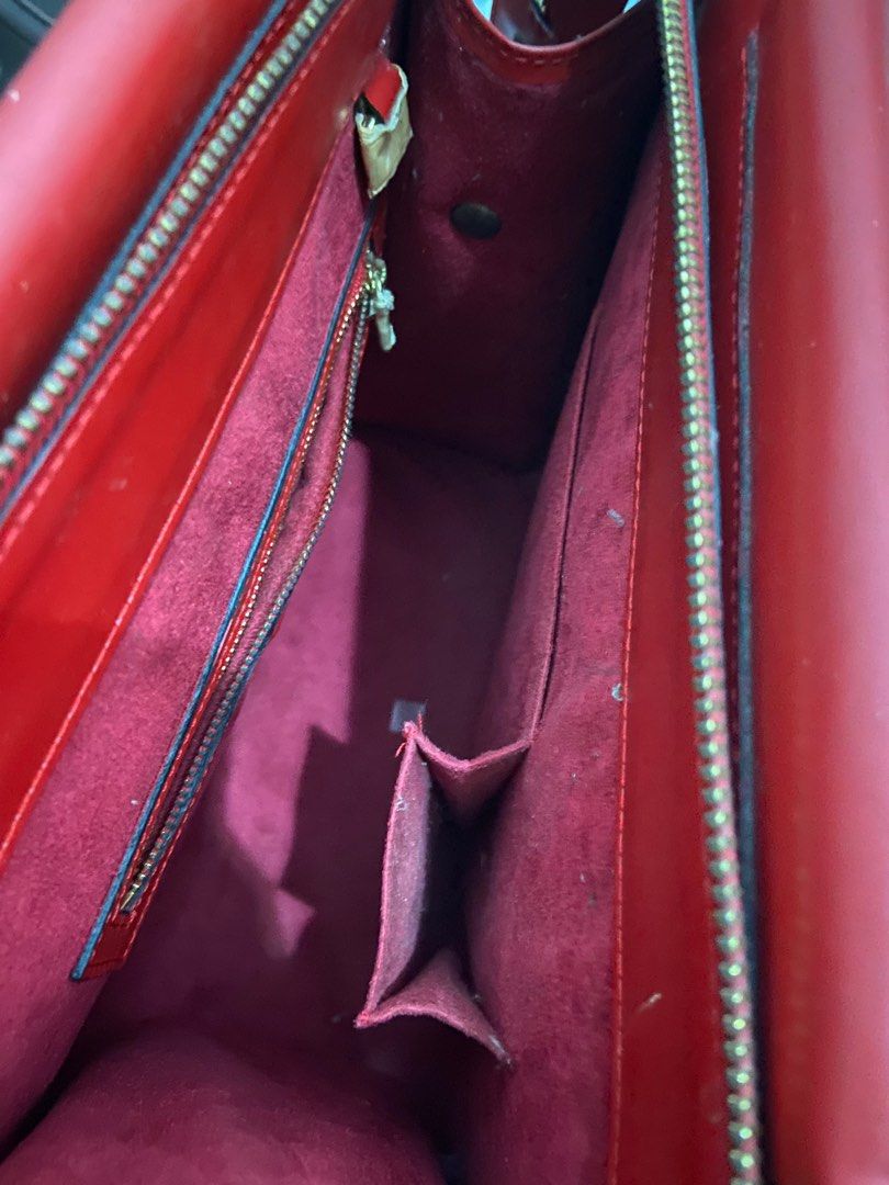 Louis Vuitton Louis Vuitton Figari PM Red Epi Leather Handbag