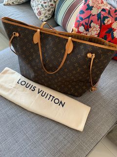 Original LV Neverfull GM (original) Louis Vuitton, Luxury, Bags & Wallets  on Carousell