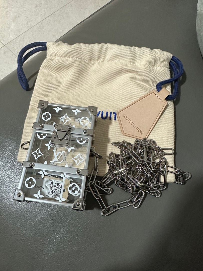 Lv trunk box pouch, Men's Fashion, Bags, Sling Bags on Carousell