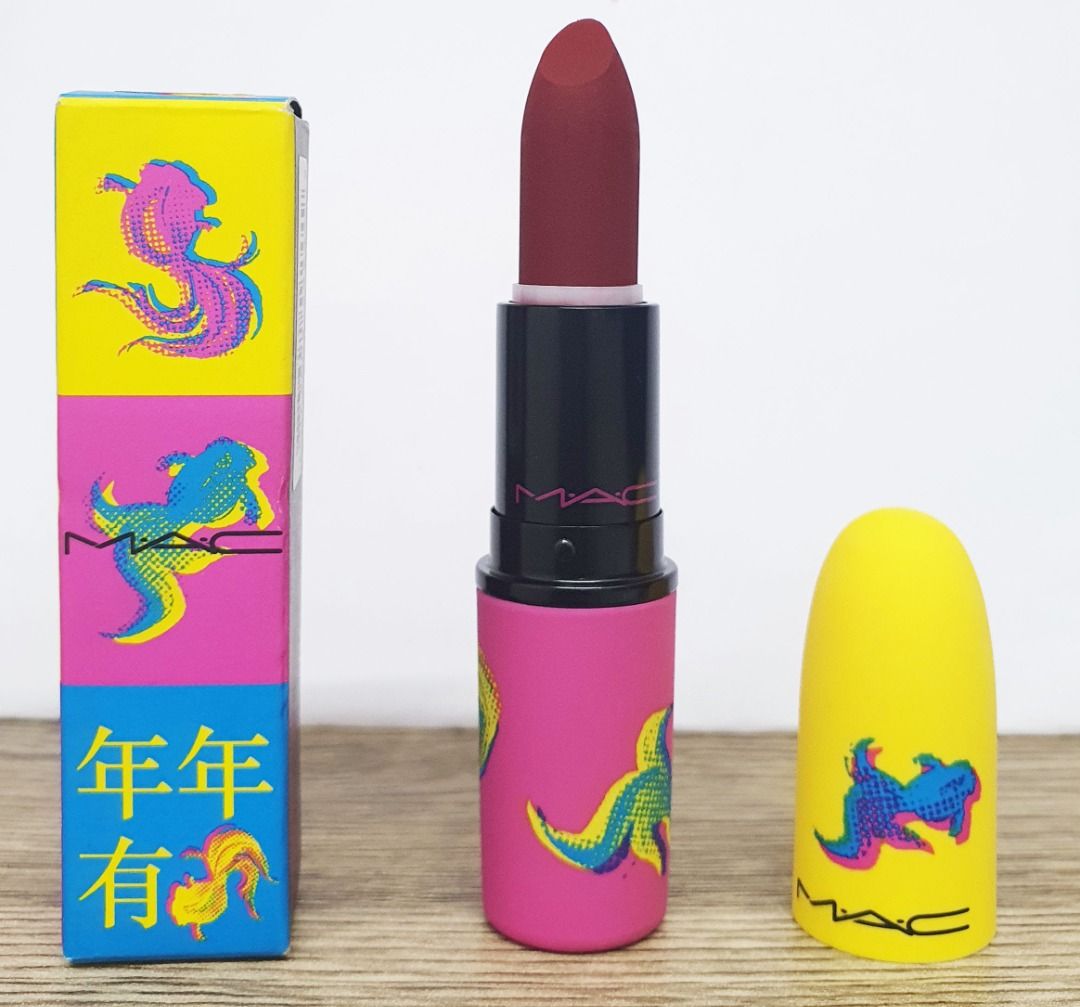 MAC Powder Kiss Lipstick Moon Masterpiece Healthy, Wealthy and Thriving 0.1 Ounce, Beauty