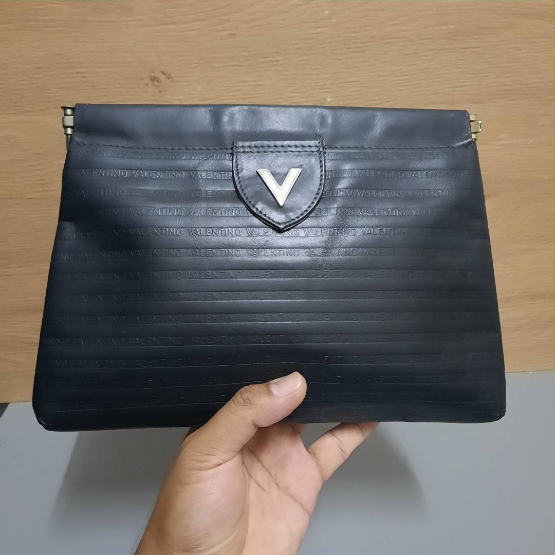 Mario Valentino Clutch Bag, Luxury, Bags & Wallets on Carousell