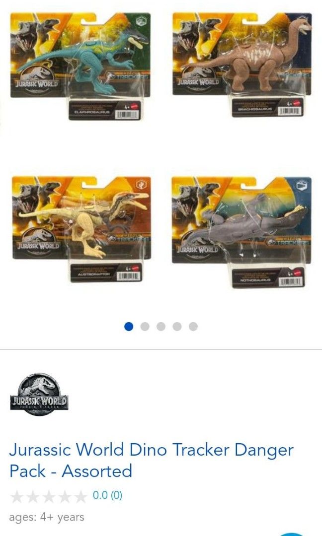 Mattel Jurassic World Dino Tracker Danger Pack Elaphrosaurus Dinosaur Hobbies And Toys Toys