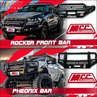 Mcc Phoenix Rocker Bar Steel Bumper with led foglamp hilux fj Ranger everest triton fortuner montero mux dMax navara NP300 pro4x colorado