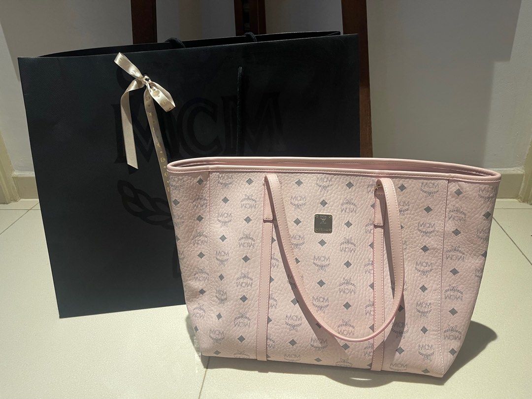 Mcm new arrivals pink handbag