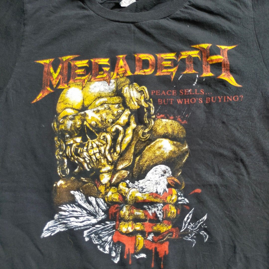 Megadeth - Peace Sells (Category: Tshirts & Polo Shirts ) located in San Fernando. Submitted by graileditemsph (Listing ID 1233805047, Image 3). Description: Megadeth (Peace Sells) Small Excellent condition 17*26.
