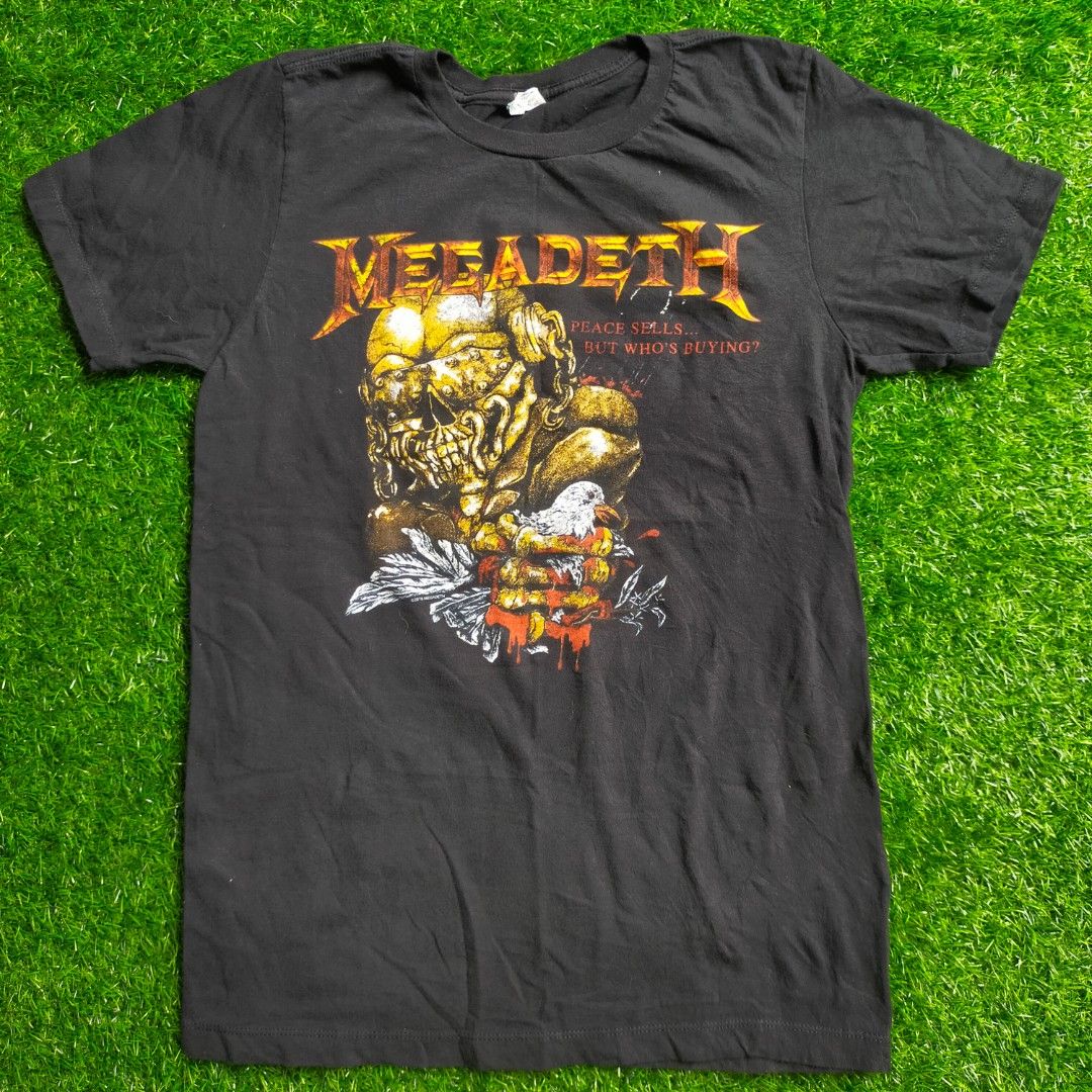 Megadeth - Peace Sells (Category: Tshirts & Polo Shirts ) located in San Fernando. Submitted by graileditemsph (Listing ID 1233805047, Image 1). Description: Megadeth (Peace Sells) Small Excellent condition 17*26.