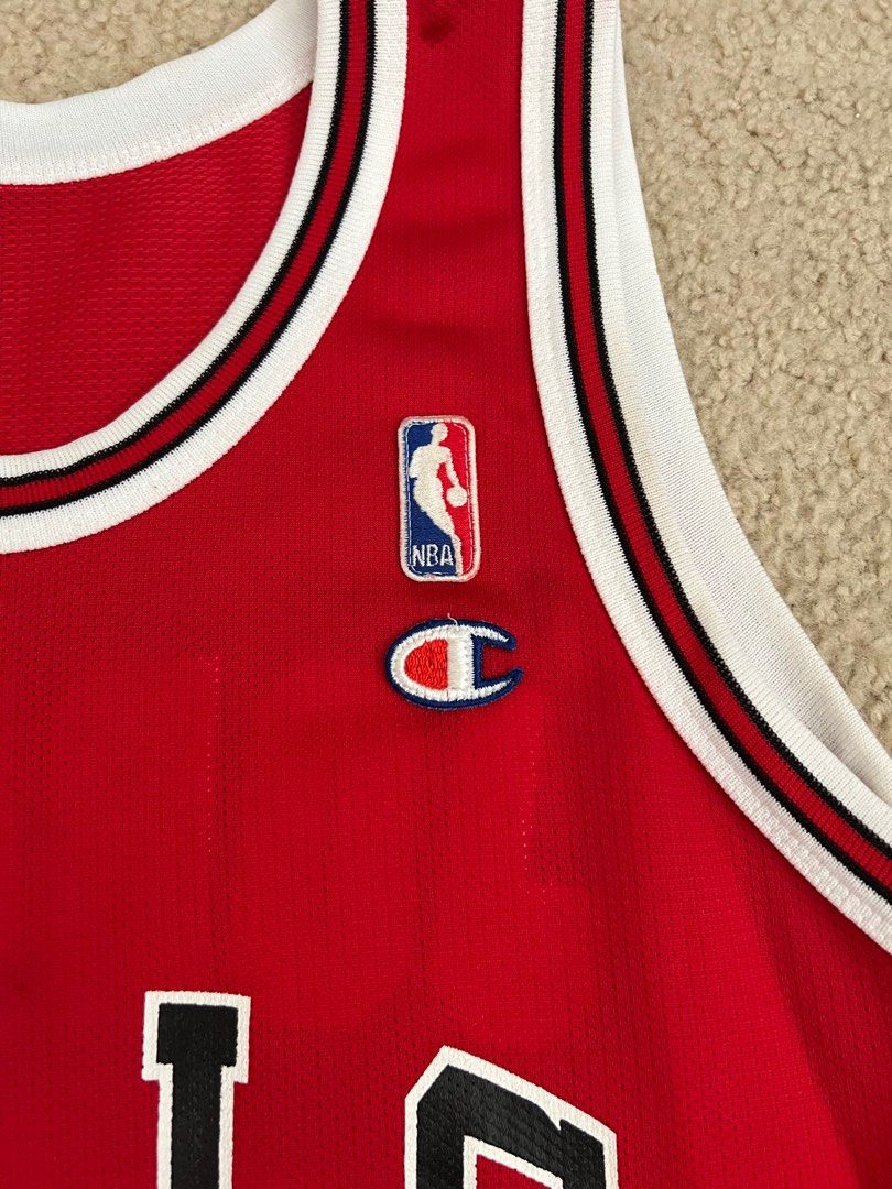 1995 Michael Jordan Chicago Bulls Champion #45 NBA Jersey Size 48 XL – Rare  VNTG
