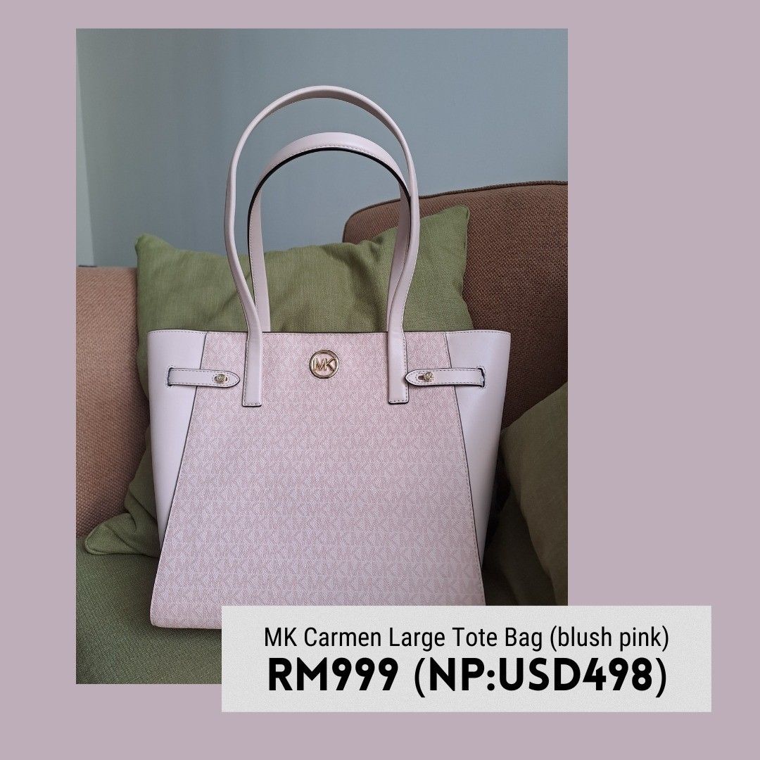 MK Large Tote Bag with Zipper, Luxury, Bags & Wallets on Carousell