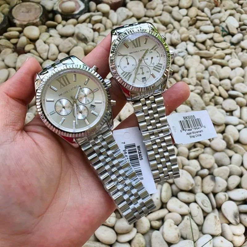 Michael Kors Matching Gold Watches For Couples Kors Outlet Mk