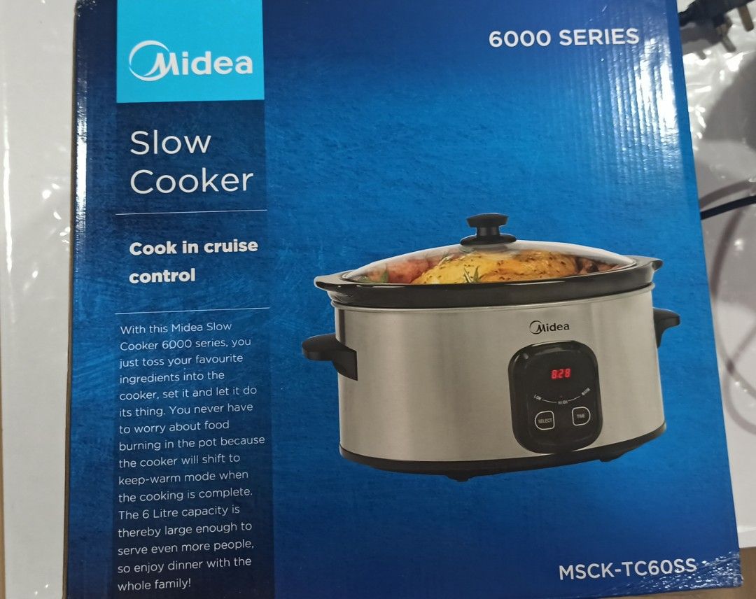 Midea 6000 Series Slow Cooker. Capacity 6L, TV & Home Appliances ...