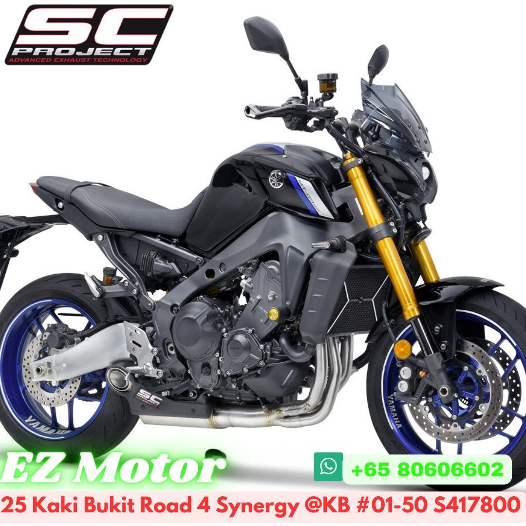 MT09 2021 2023 Euro 5 SC Project STR 1 Stainless Steel Full