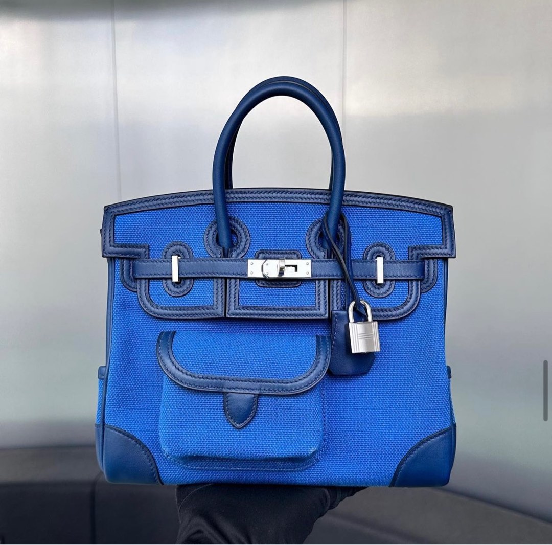 Birkin 25 Cargo Blue Egee/Navy – HPF- A paradise for collectors