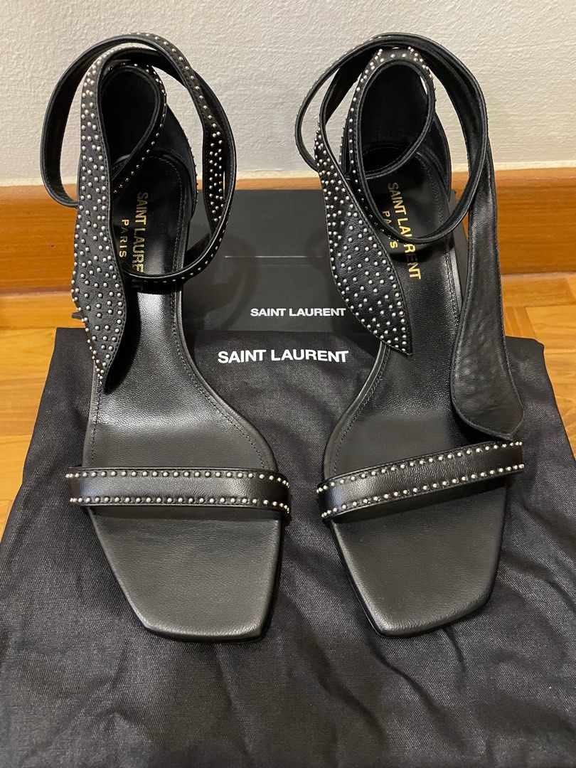 New Saint Laurent Charlotte heels sz 37